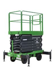 9 Meters Mobile Scissor Lift Aerial Work Platform 500Kg Loading Capacity Hydraulic Lift