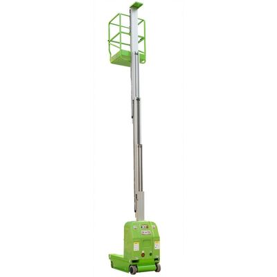 Self-propelled Aerial Work Platform Safety Vertical Lift Table With 2 Masts 7.5 Meters