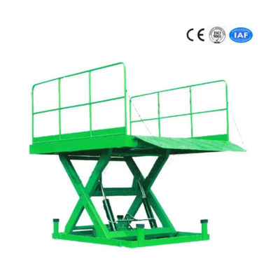 1T Load Hotel Exhibition Hall Elevating Hydraulic Scissor Lifts with Extension Platform