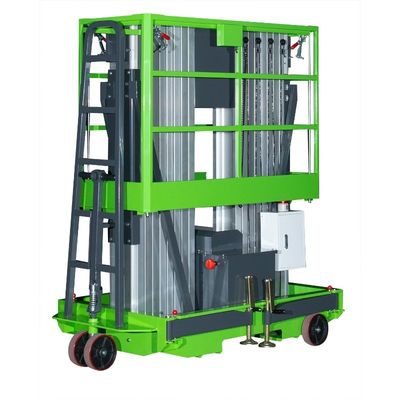 Durable Double Mast Mobile Vertical Lifting Platform For 8m Platform Height