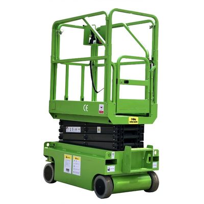 Mini Self Propelled Scissor Lift With Hydraulic Turning Wheel