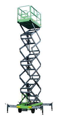 12M Mobile Scissor Lift With Pulling Device