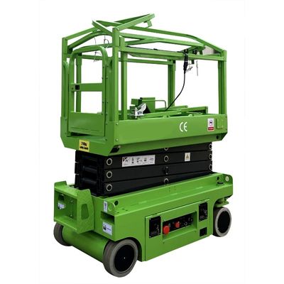 Mini Self-propelled Scissor Lift 3 Meters For Aerial Work With Hydraulic Turning Wheel