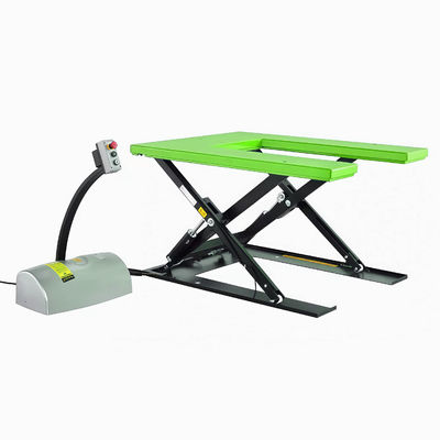 Hydraulic Stationary Scissor Lift Platform Industrial Low Profile Lift Table