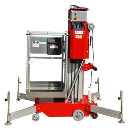 160Kg 6m Lifting Height Mobile Portable Aerial Work Platform with Aluminum Profile