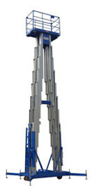 12 Meters Lifting Height Quadruple Mast Aerial Work Platform 300Kg Load