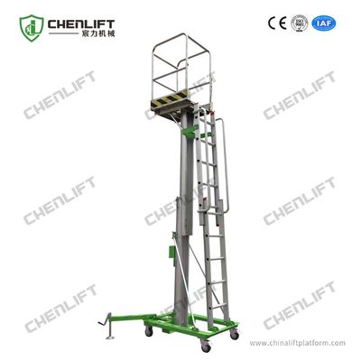 SP32 Model 125kg Load Manual Winch Elevating Lift Platform with Tilted Platform