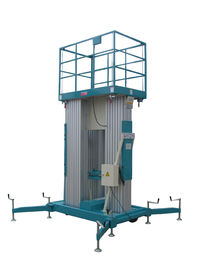 10M Lifting Height 300Kg Loading Capacity Aerial Work Platform with Triple Mast