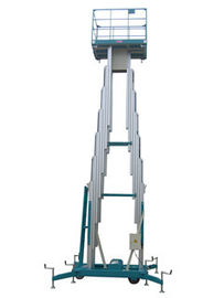 12M Platform Height Triple Mast Aluminum Aerial Work Platform with 300KG Loading Capacity