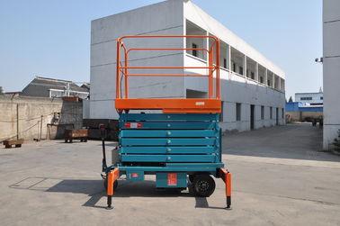 Mobile Hydraulic Elevating Platform , Scissor Platform Lift for Library / Restaurant