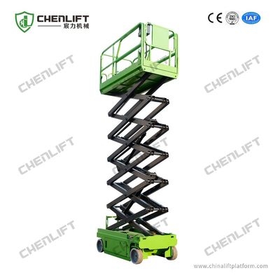 Aerial Work Platform Self Propelled Scissor Lift 6m 8m 230kg Loading Capacity with Extension Table