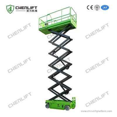Hydraulic Motor Drive Self Propelled Scissor Lift Table 8m High Aerial Work Platform
