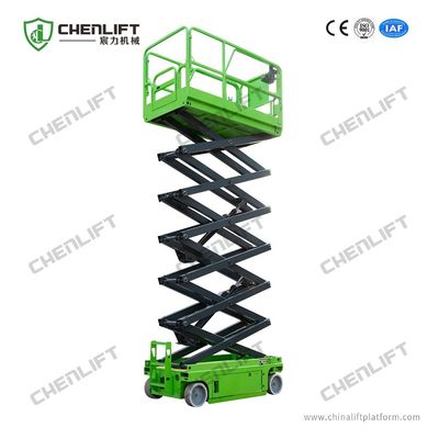 Hydraulic Motor Drive Self Propelled Scissor Lift Table 8m High Aerial Work Platform