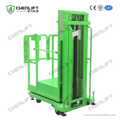 4.5m Platform Height Semi Automatic Electric Order Picker With 200kg Load Capacity