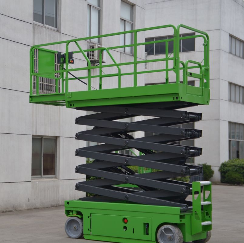 320kg Self Propelled Scissor Lift With Extension Working Platform