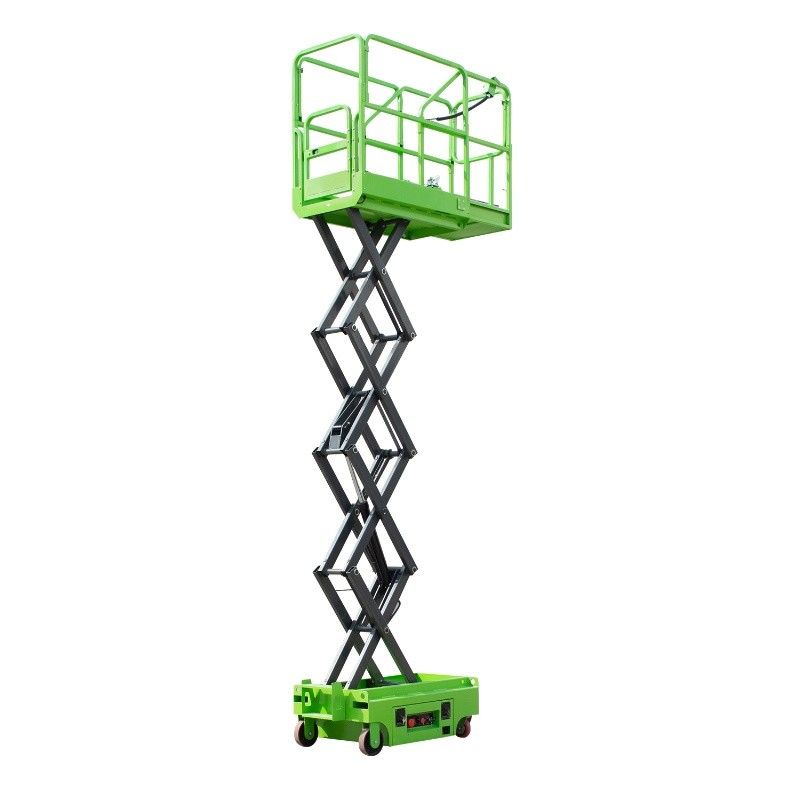 Explosion Proof 3m Manual Push Mobile Scissor Lift In Blue Color Easy Operation