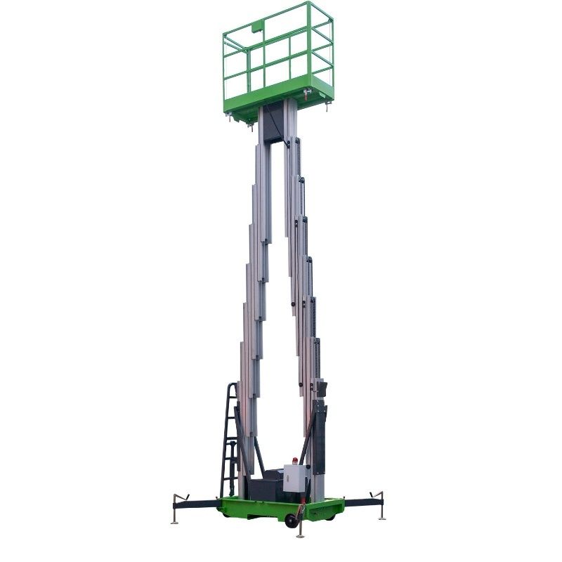 14m Double Mast Aerial Work Platform Durable Awp Equipment 150Kg Loading