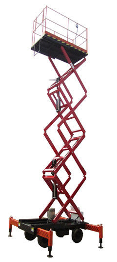 300Kg Portable Mobile Aerial Hydraulic Lift Platform for Painting / Cleaning
